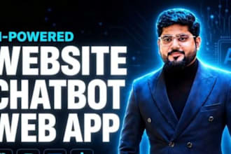 develop ai chatbot website, ai web app and nsfw custom ai chatbot model