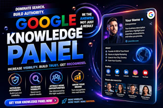 create a google knowledge panel or graph for any category