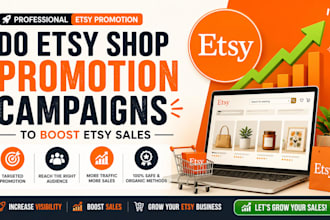 do etsy shop promotion campaigns to boost etsy sales