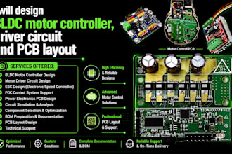 design bldc motor controller driver circuit and pcb layout