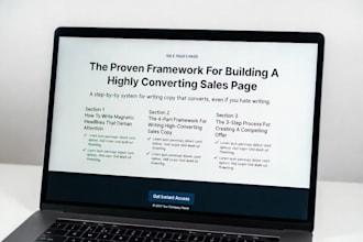 create your high converting offer and sales page