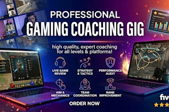 coach you to be a professional gamer