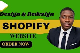 do shopify store design, shopify dropshipping store, shopify website development