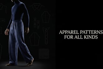 design 2d apparel patterns for all types using optitex