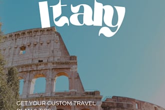 create a personalized travel itinerary and trip plan