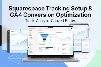 squarespace tracking setup ga4 conversion optimization