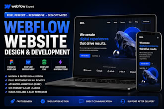 design webflow website, figma to webflow website developer, webflow animation