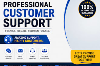 provide professional customer support for my clients
