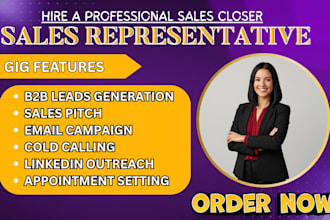sales representative sales closer b2b online sale closer sales agent sales rep