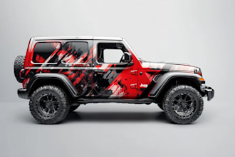 make branding vehicle wrap, car wrap