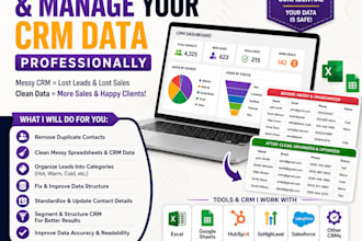 clean, organize and manage your CRM data professionally