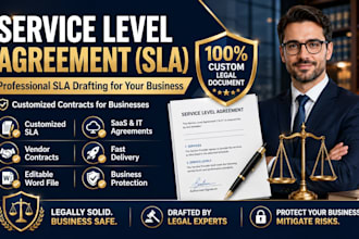write a service level agreement sla for your business