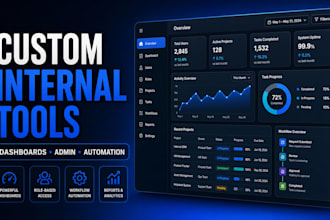 build a custom internal tool or admin dashboard