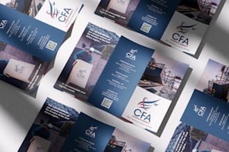 design a trifold brochure, bifold brochure or flyer