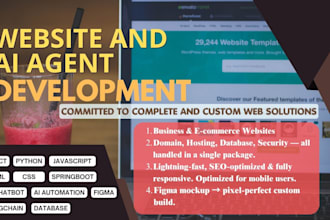 create ai powered websites and saas platforms