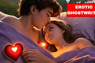 ghostwrite your romance, erotic story and erotica novels