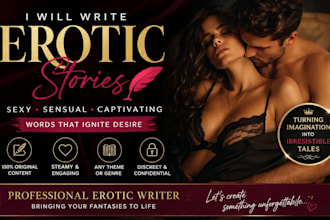 write you a custom erotic story