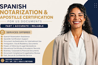 assist spanish notarization and apostille certification for US documents