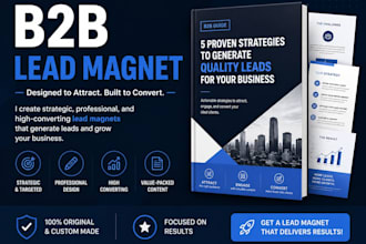 design high converting b2b lead magnet ebook whitepaper PDF