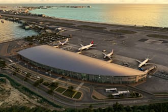 do 3d airport design, 3d aviation visualization, runway, terminal 3d rendering