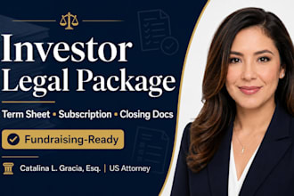 prepare your professional investor and fundraising legal documents package