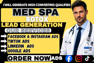 800 exclusive med spa lead, botox leads facebook ads, med spa lead google ads