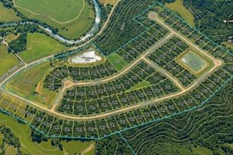 design subdivision plan on google map, site plan redraw and lot layout