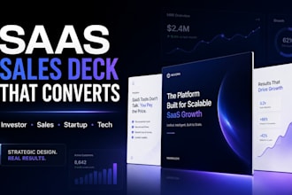 design a saas sales deck that coverts prospects