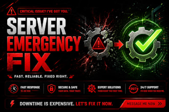 fix your linux server issue or vps problem fast