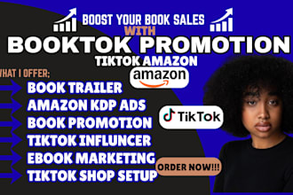 do viral book promotion booktok tiktok booktok promotion book trailer amazon kdp
