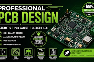 design professional pcb layout and circuit board design