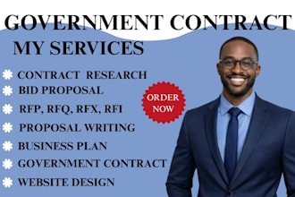 write winning government contract,,rfp,rfi,rfq grant proposal, business plan