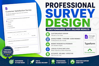 create a professional survey questionnaire or google form