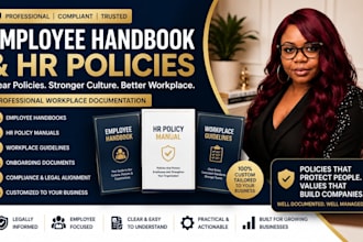 create employee handbook and HR policy manuals
