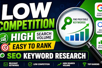 find low competition keywords for SEO and google ranking