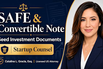 draft your safe agreements, convertible notes, and shareholder documents ppm