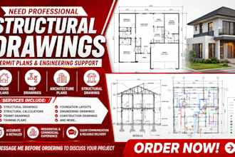 create architecture floor house plan structural drawing