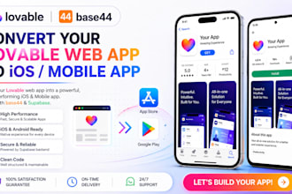 convert lovable web app to ios mobile app flutter base 44 fix lovable wordpress