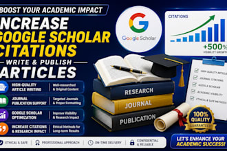 increase google scholar citations, journal citations, write and publish articles