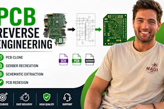 pcb reverse engineering, pcb clone, gerber recreation, pcb redesign expert