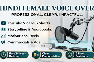 do professional hindi voice over