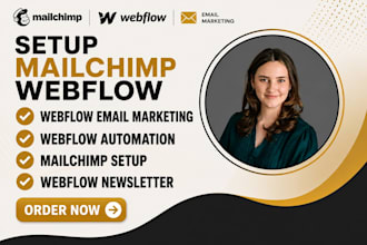 setup mailchimp webflow email marketing webflow automation webflow newsletter
