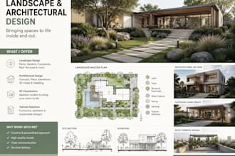 do architectural and landscape design for you