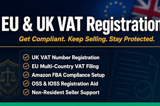 register your amazon seller vat in eu and UK