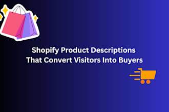 write high converting shopify product pages and website content