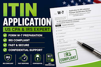 get you itin individual taxpayer number as irs caa US CPA