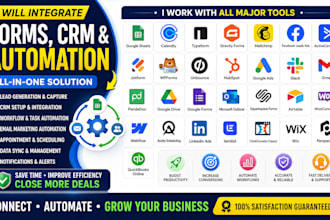 pipedrive quickbooks online wix clickfunnel lemlist webflow airtable zoho crm