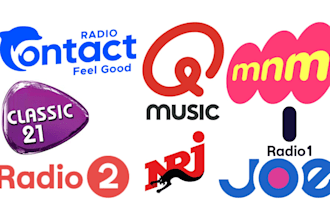 deliver professional song promotion and airplay on belgium radio stations