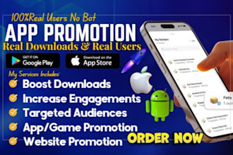 professionally promote your app to boost downloads and visibility