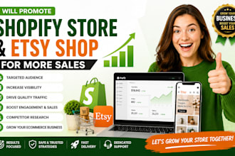 promote etsy shop and boost etsy sales